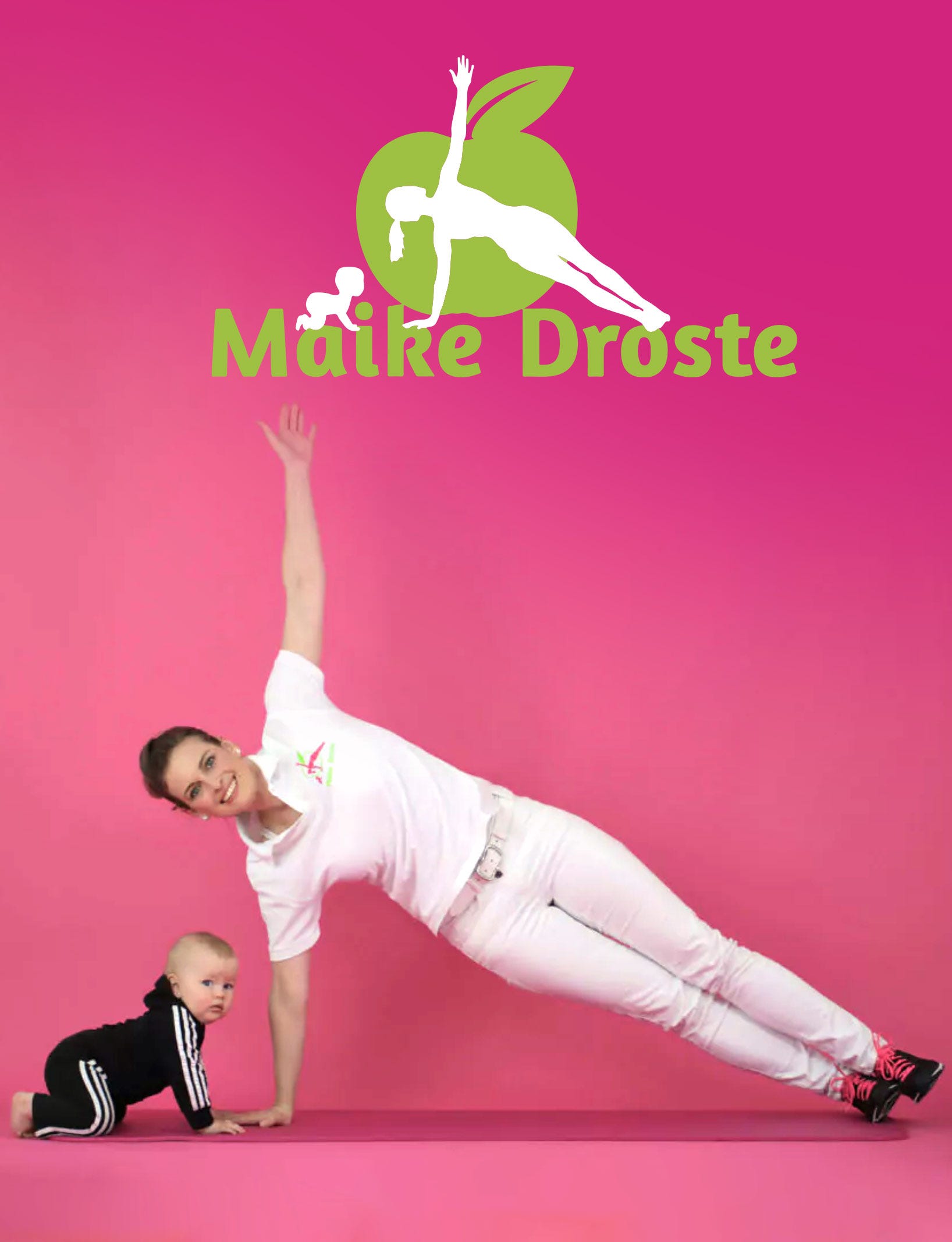 Maike Droste mit Kind